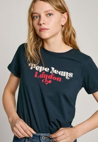Pepe Jeans Tričko s potlačou - dulwich blue