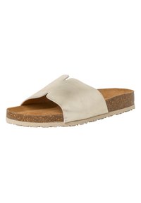 Tamaris Mules - light gold