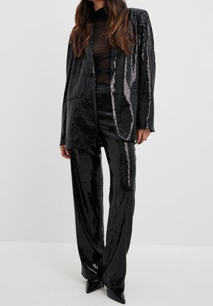 Halflange jas - black