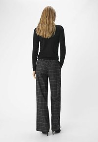Object OBJLISA WIDE - Pantalones - dark grey melange