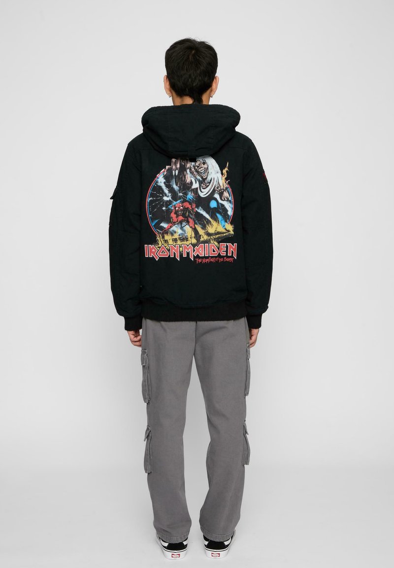 Veste Brandit Iron Maiden Bronx - Style Rock, Patchs Brodés | Pour Hommes Fans De Métal