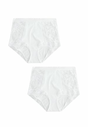 HIGH WAIST FIT -KNICKERS 2 PACK   - Trusser - white