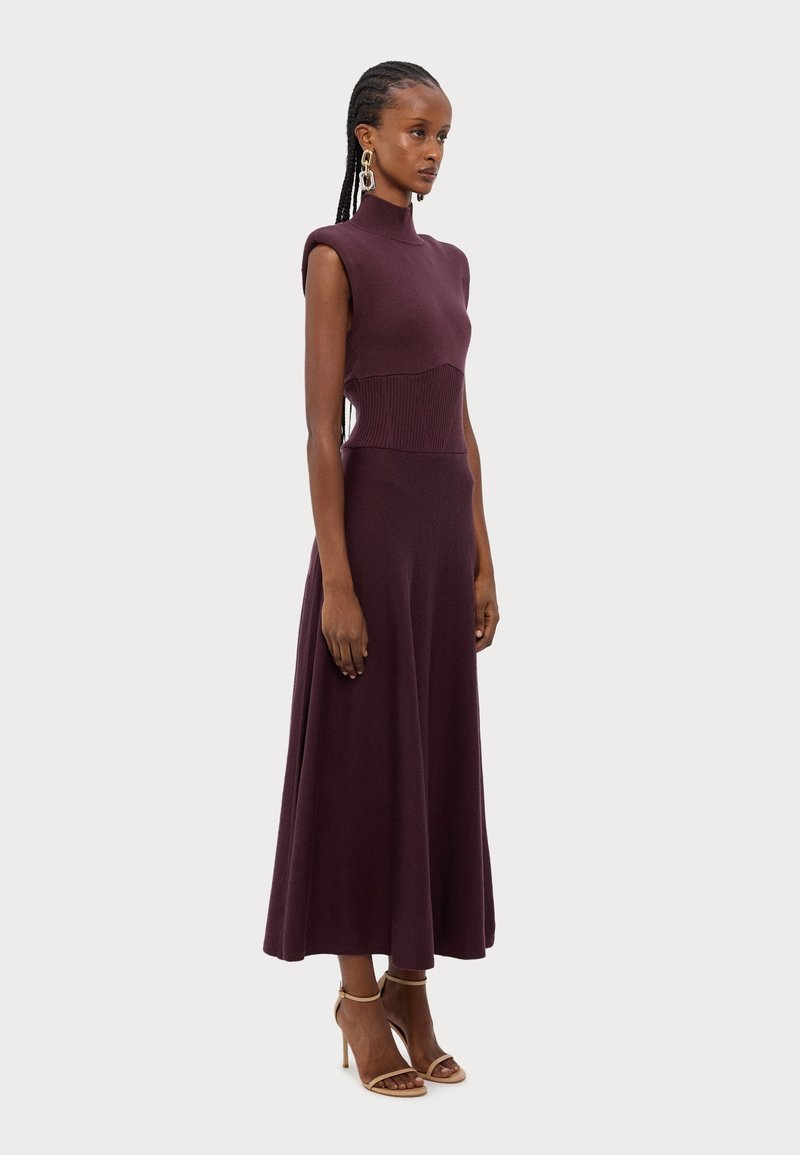 STAUD LAFAYETTE DRESS - Jumper dress - merlot