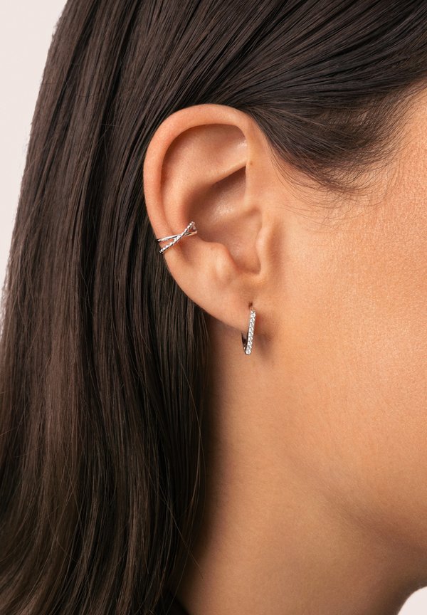 EAR CUFF NINA - Einzelner Ohrring - plata color
