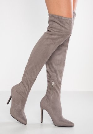 Højhælede støvler - grey