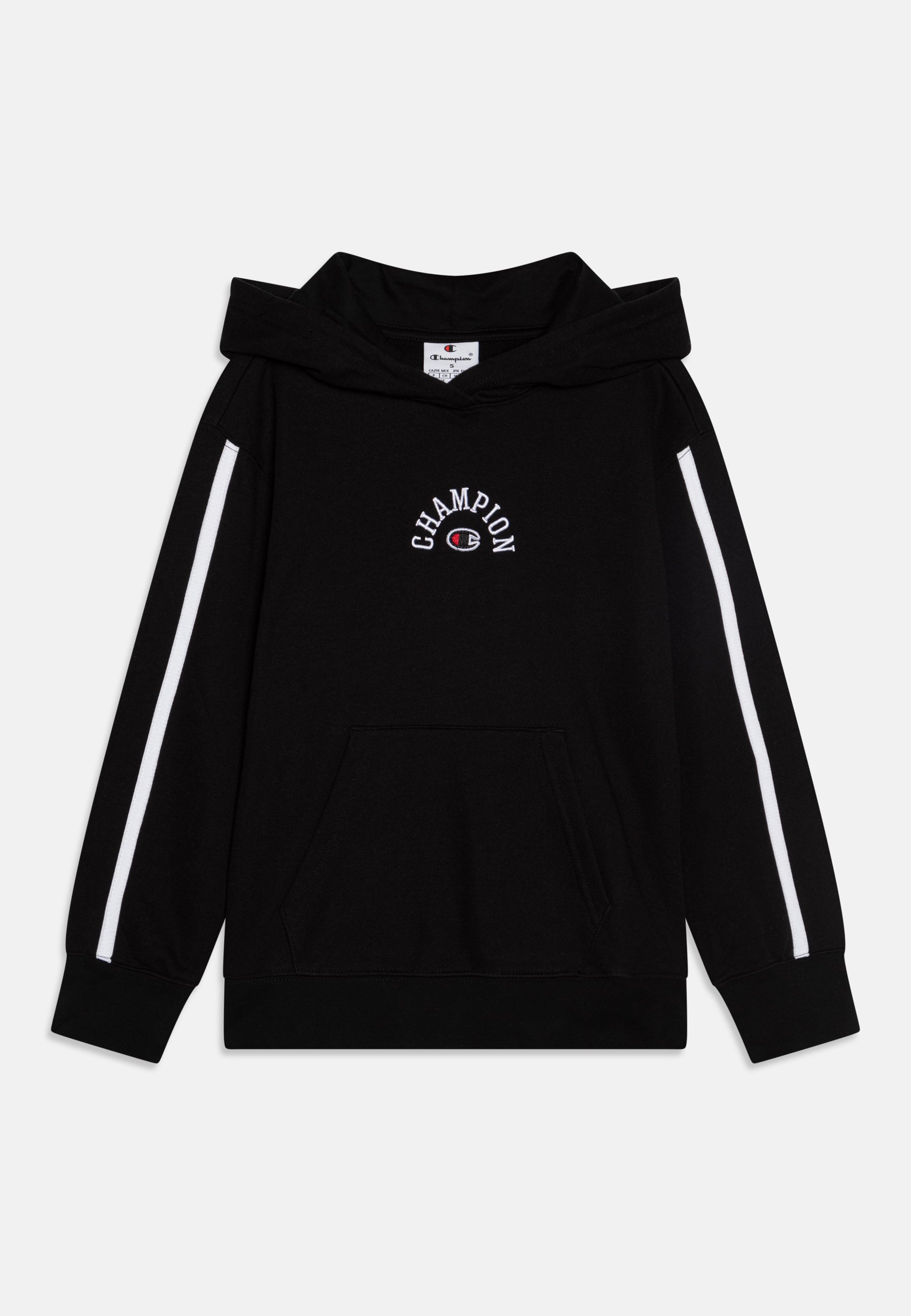 Embroidered Hoodies Champion Black Logo Hoodie Large Embroidered