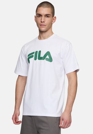 LASSON - Print T-shirt - bright white
