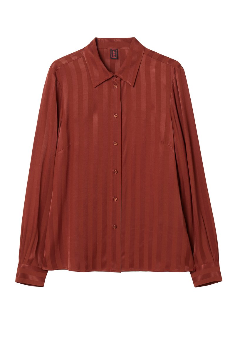 Stefanel Overhemdblouse rood Stefanel Overhemdblouse rood