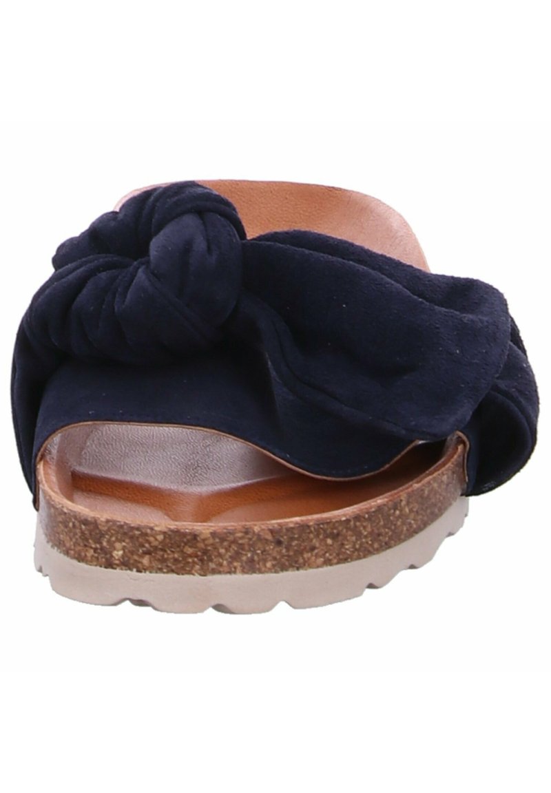 Damen Flache Pantoletten | VERBENAS ROXY Pantolette flach blau/dunkelblau - CD23660 Damen Flache Pantoletten | VERBENAS ROXY Pantolette flach blau/dunkelblau - CD23660