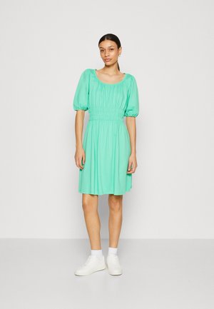 GAP PUFF WAIST MINI - Robe en jersey - jamaica green