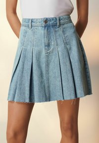Next REGULAR FIT - Minijupe - mid blue
