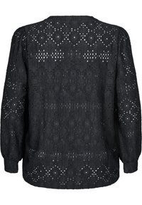 Zizzi LOCHMUSTER - Bluse - black