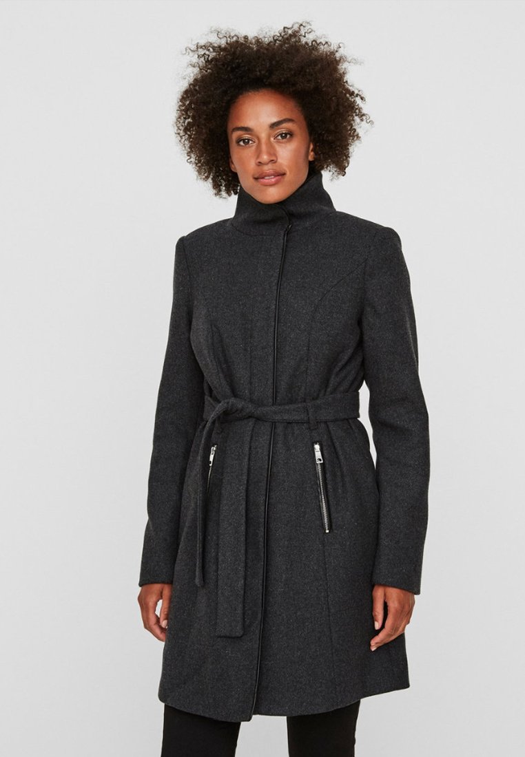 vero moda grey coat