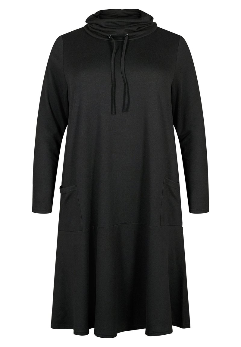 Zizzi Jerseyjurk zwart