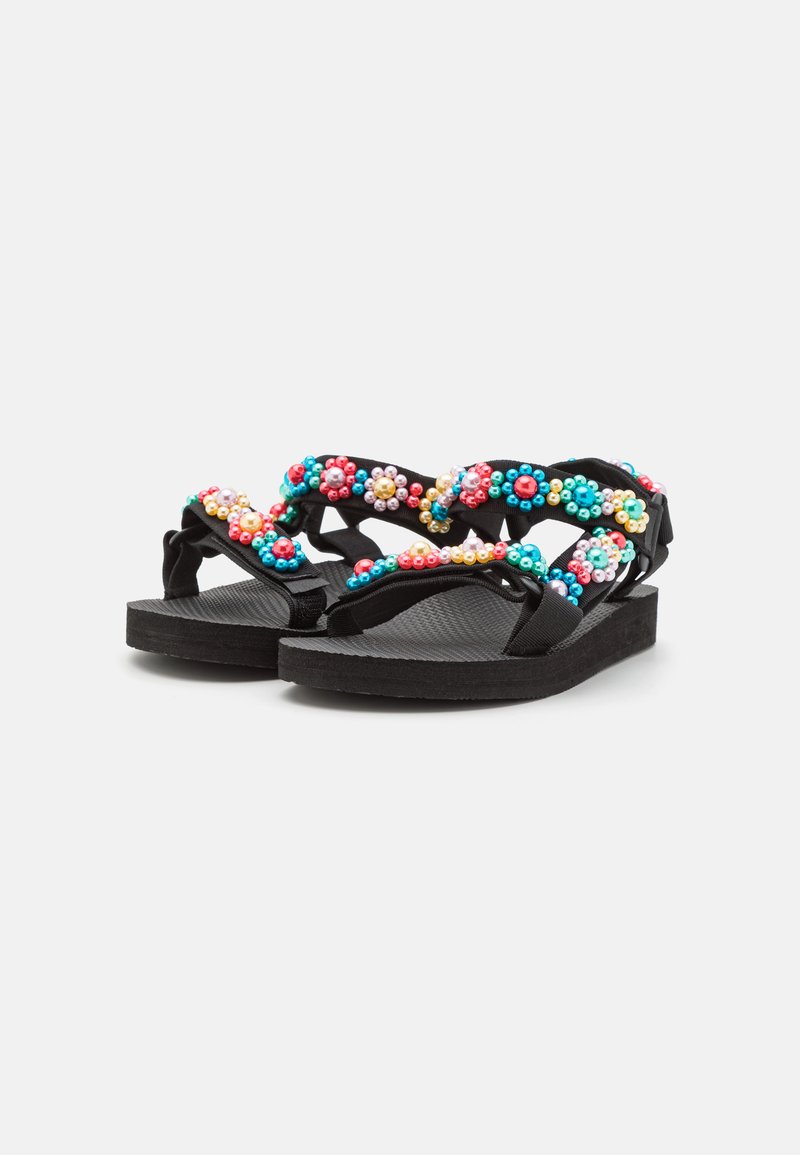 Black Sandals Trekky Pearl Sandals Love Arizona Sandals Arizona