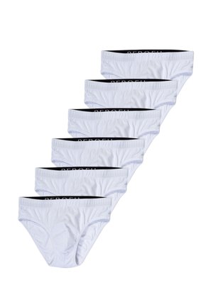 6 PACK MATCH - Slip - bianco