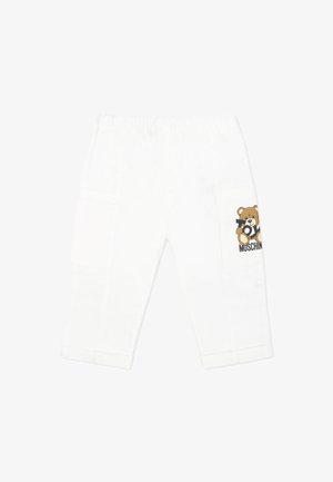 MOSCHINO, TROUSERS - Relaxed fit jeans - bianco ottico