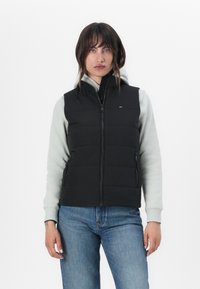 Tommy Jeans PADDED VEST - Waistcoat - black