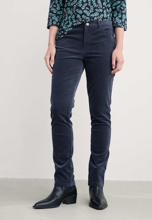 LAMLEDRA  - Stoffhose - navy - maritime