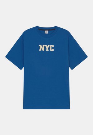 OVERSIZE NYC - Triko s potiskem - blue