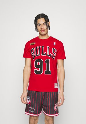NBA CHICAGO BULLS TEE BULLS DENNIS RODMAN - Article de supporter d'équipe de club - red
