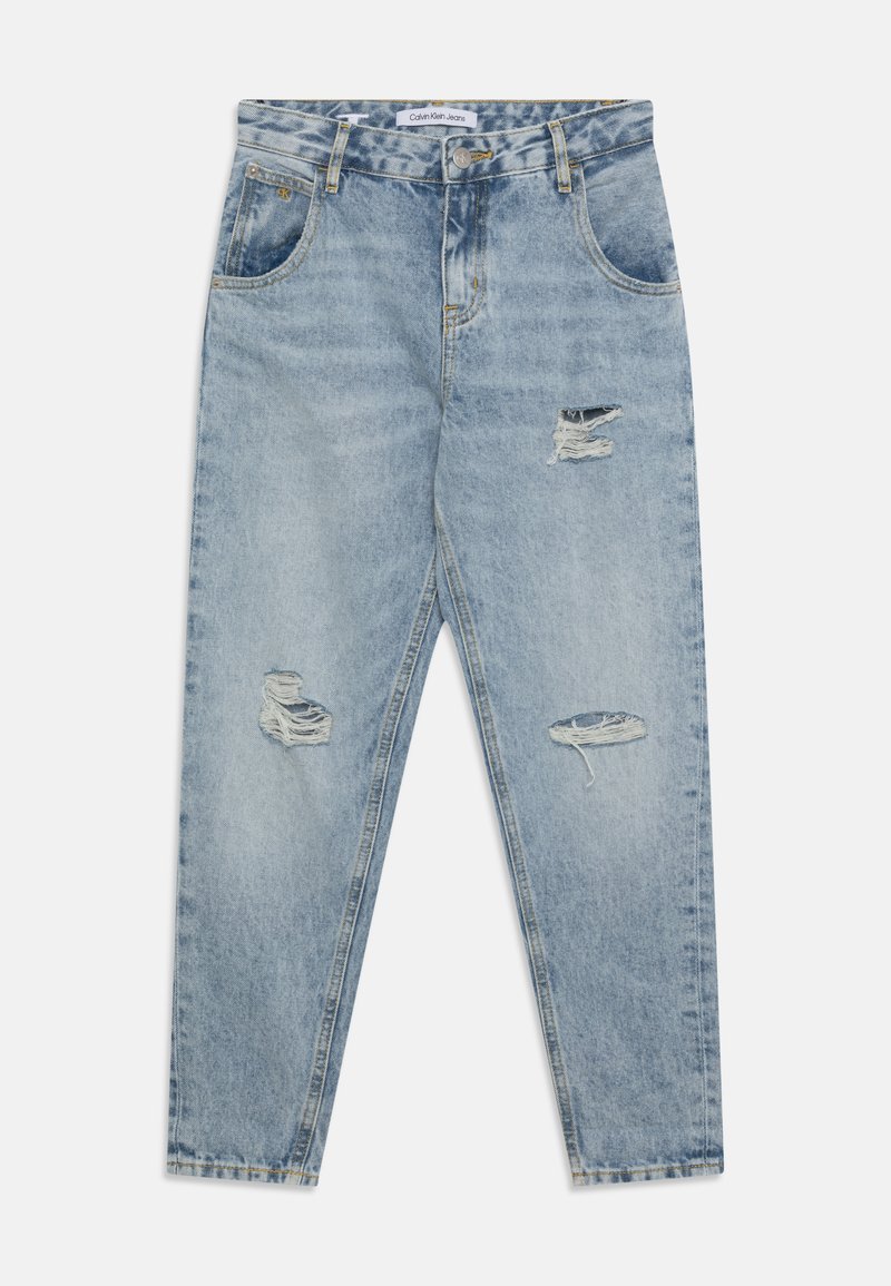 Calvin Klein Jeans BARREL Jeans Straight Leg chalky blue/blå Zalando.dk