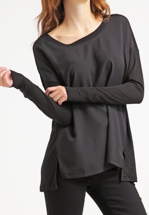 T-shirt à manches longues - black