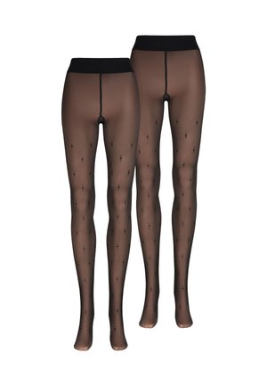WARM TRANSPARENT 2-PACK - Panty - diamonds