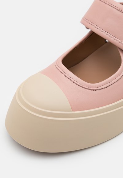 Marni MARY JANE - Ankle strap ballet pumps - antique rose