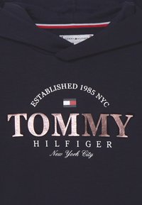 Tommy Hilfiger FOIL GRAPHIC HOODIE - Jersey con capucha - dark blue