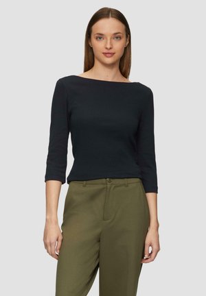 MIT 3/4-ARM UND U-BOOT AUSSCHNITT - Langarmshirt - navy