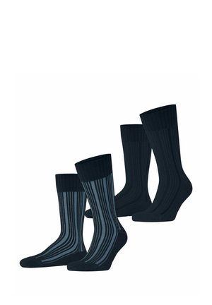 PLUSH 2-PACK - Socken - marine
