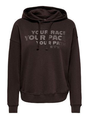 ONLY Play, HOODIE ONPRACE SWEATSHIRT - Sweat à capuche - chocolate torte