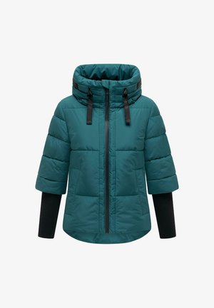 Navahoo, STEPPJACKE LOTUSHERZ XIV - Giacca invernale - petrol melange