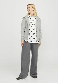 JJXX KAPUZEN JXEMMA  - Jaka ar rāvējslēdzēju - light grey melange