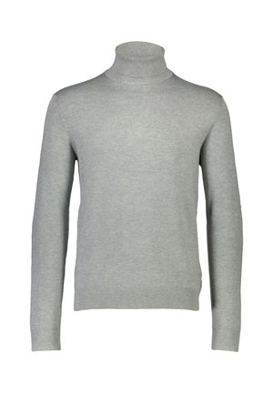 Lindbergh ROLL NECK  - Strickpullover - grey stone mix
