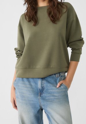Sweatshirt - khaki