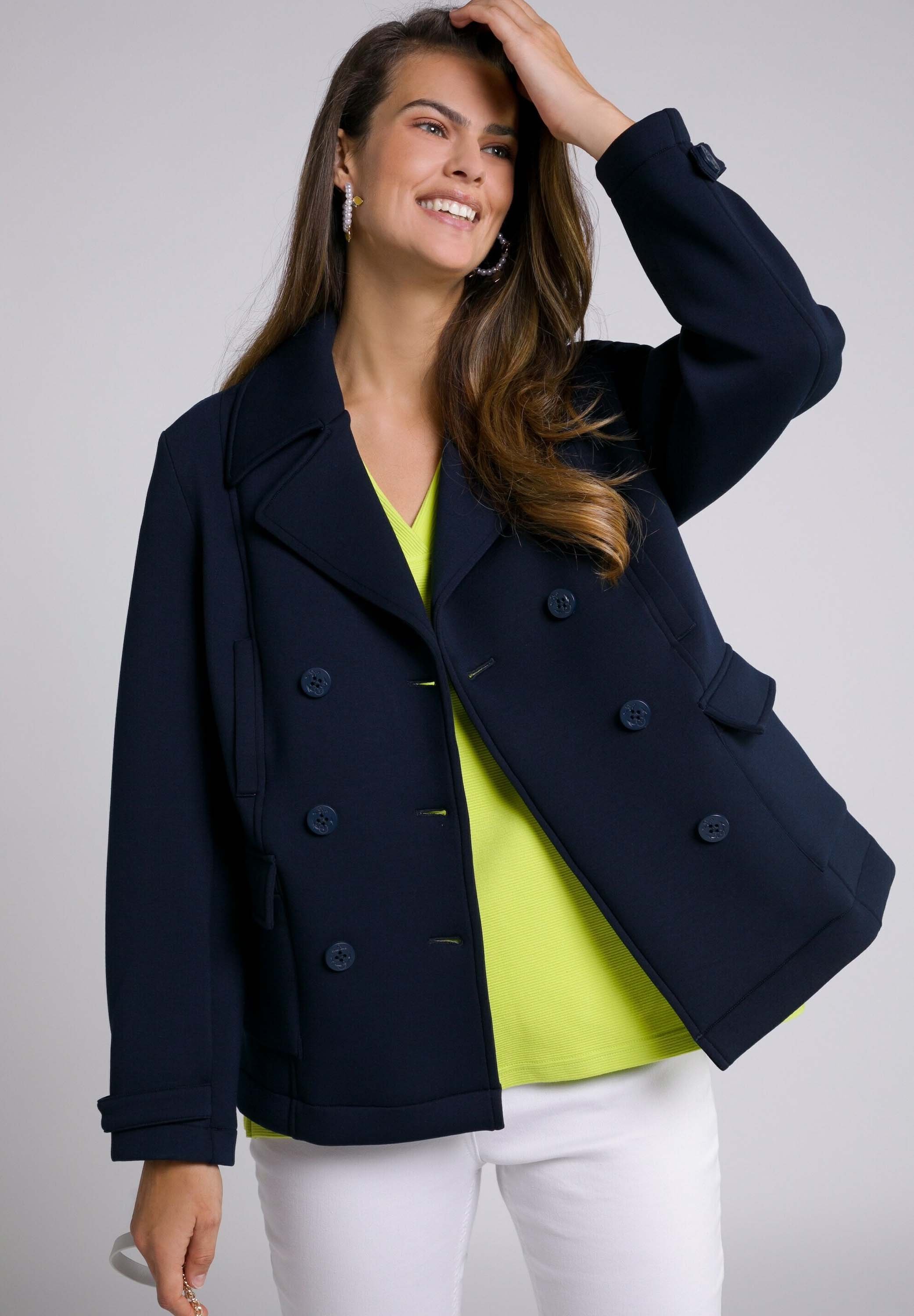 Ulla Popken Korte jassen - marine/donkerblauw - Zalando.nl