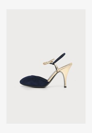 Pierre Hardy, GILDA - Sandales à talons hauts - metal/navy/champagne