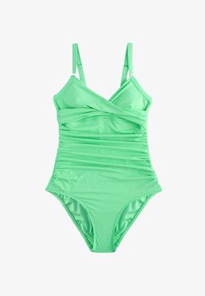 Next, TALL FIT - SHAPING TUMMY CONTROL SWIMSUIT . - Plavky - apple green