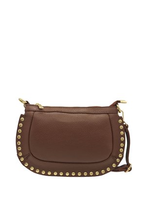 CLOUTÉ - Sac bandoulière - choco