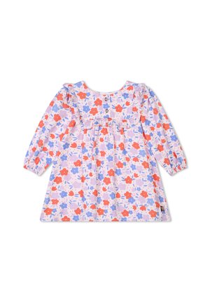 VOLANTÉE À FLEURS - Robe de jour - litchi
