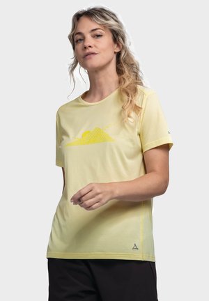 Schöffel CIRC SULTEN - Sports T-shirt - gelb