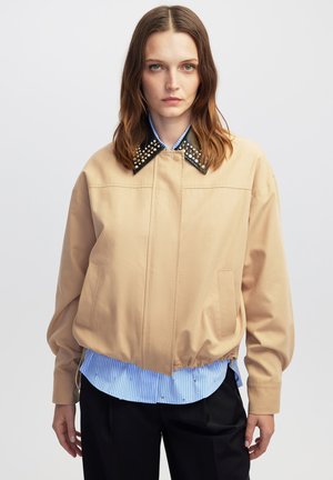 WITH COLLAR - Lichte jas - natural