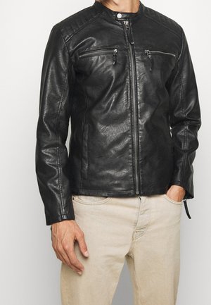Freaky Nation, Veste en similicuir - black