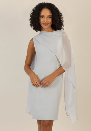 MIT STOLA - Cocktail dress / Party dress - hellblau