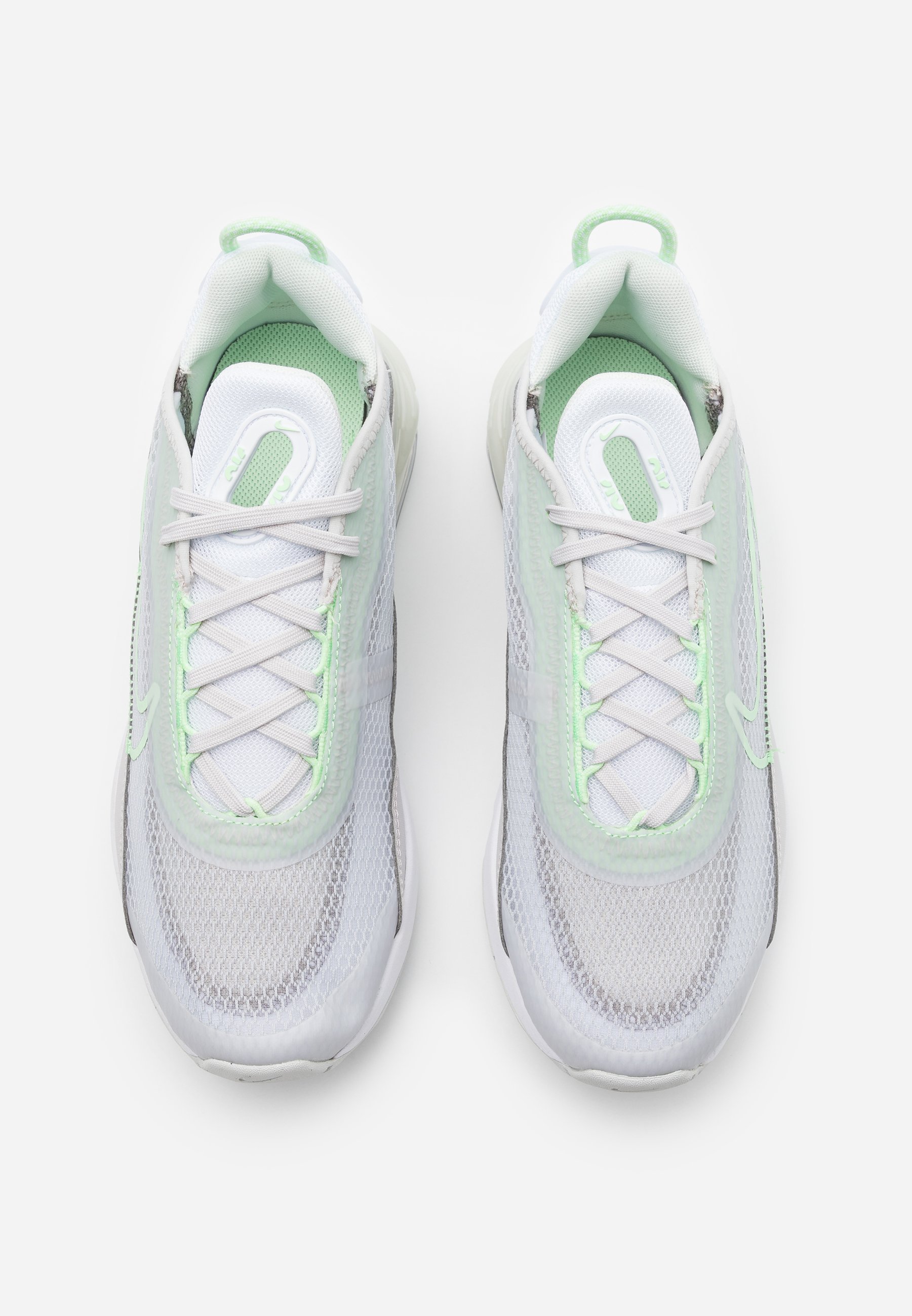 nike air max grey and green