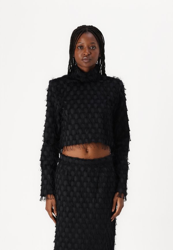 LYNETTE ABSTRACT FRINGES - Blouse