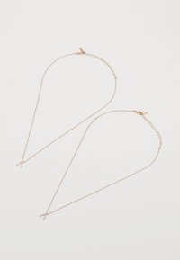 MAKEAWISH - Ogrlica - gold-coloured/clear multi