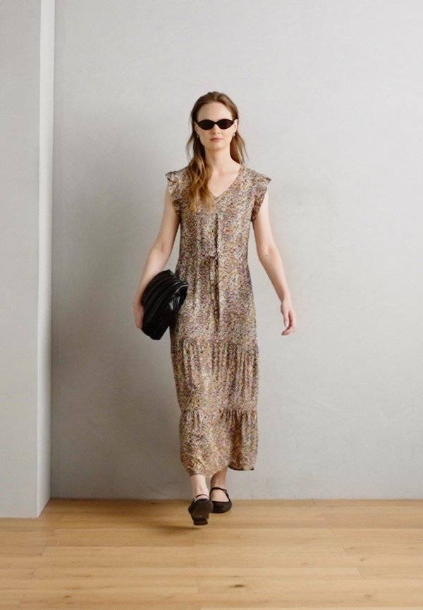 FRILL DRESS - Day dress - iced coffee mix4